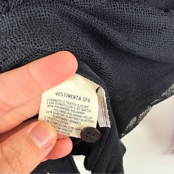 Giorgio Armani Black Mesh Bodysuit - Picture 7 of 11